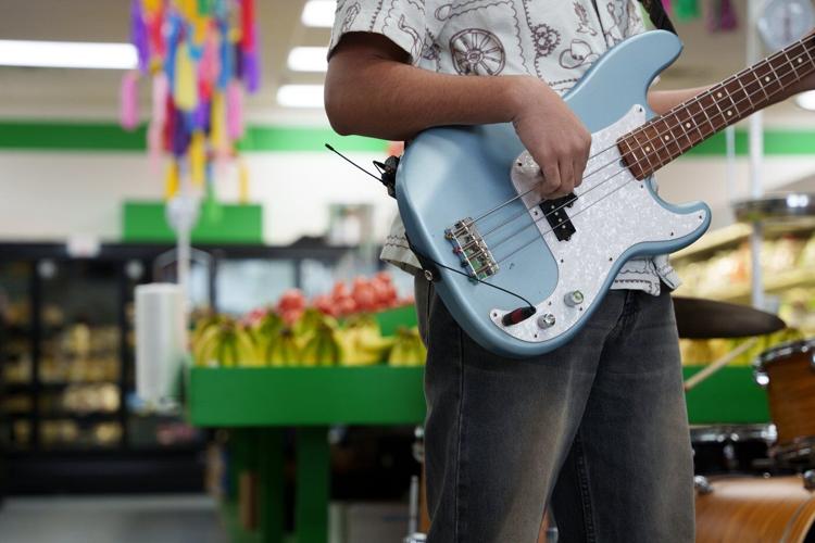 A Latino grocery store in Delaware turns its produce aisle into a music stage