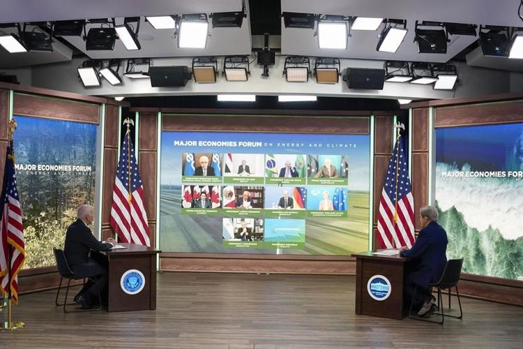 Biden touts US efforts as oil overshadows climate summit