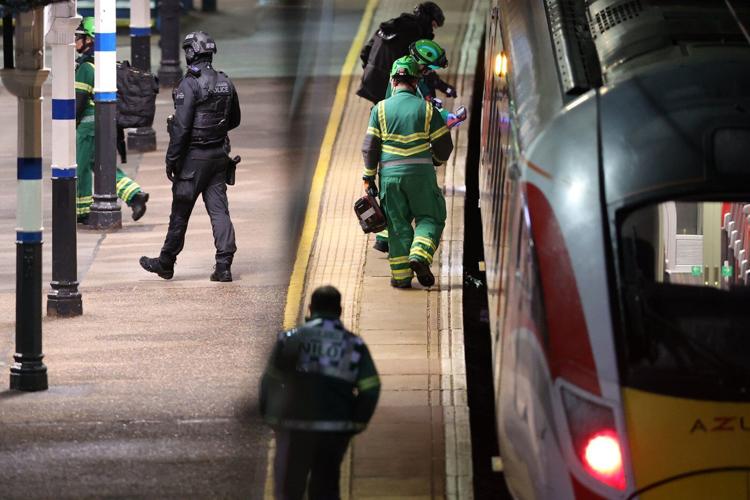 UK police detain 2 suspects after train stabbings leave 9 people with life-threatening injuries