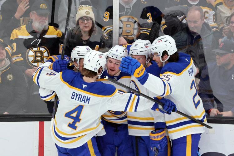 Sabres erupt for 4 goals in first period, win 6-1 to push Bruins to 3-1 hole in series