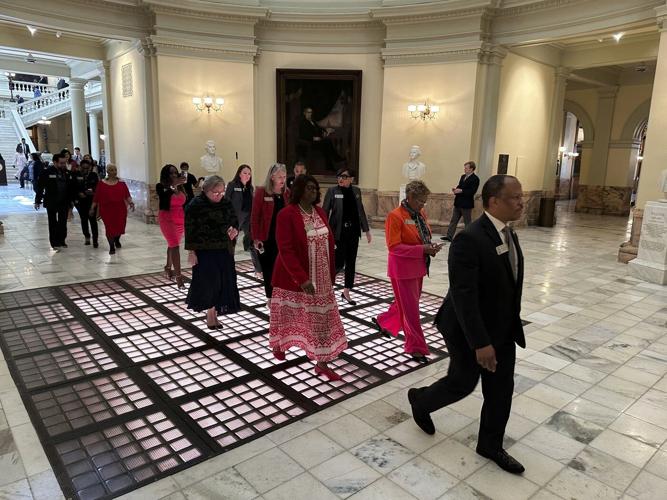Georgia Democrats' frustration with anti-transgender bills boils over into a walkout