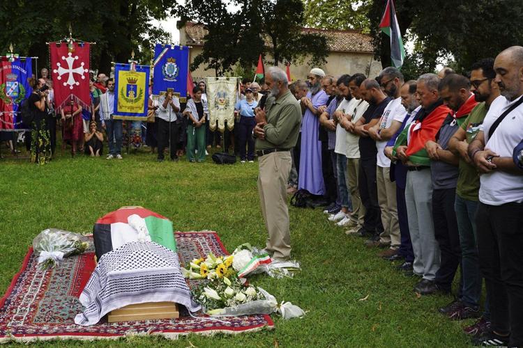 Israel's war conduct is condemned during Italian funeral for Palestinian woman evacuated from Gaza