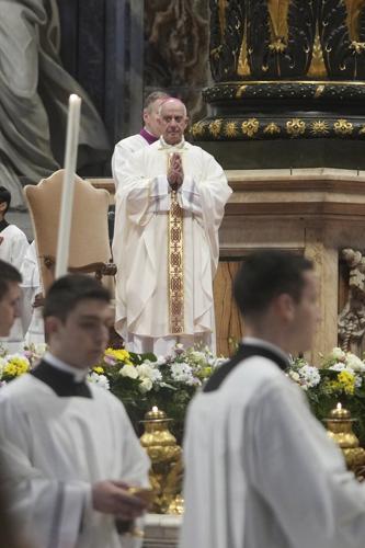 Pope Francis had a peaceful night following a respiratory crisis and blood transfusions