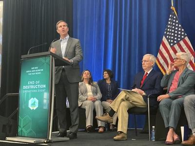 Kentucky leaders celebrate end of Army's chemical weapons destruction program