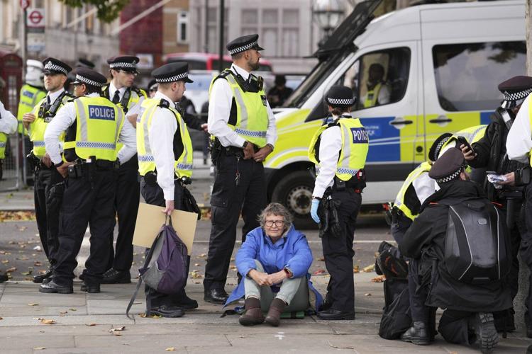 UK says it will restrict repeated protests after 500 arrests at pro-Palestinian vigil