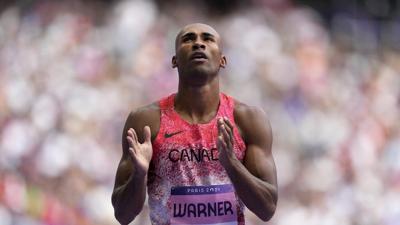 Canada's Damian Warner withdraws from decathlon with Achilles injury