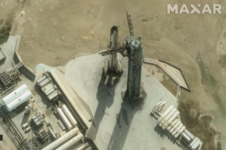 SpaceX catches its Starship rocket back at the launch pad, but the spacecraft is destroyed
