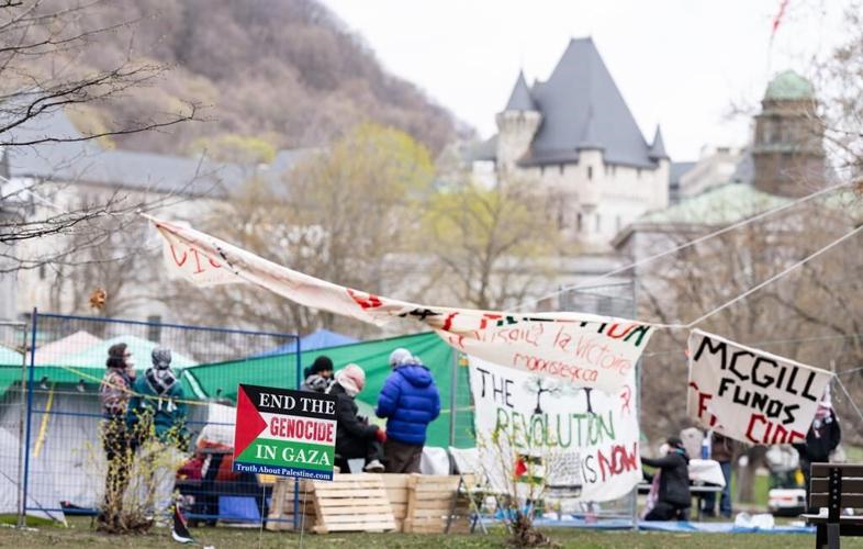 McGill demande à la police d'intervenir au campement de manifestants propalestiniens