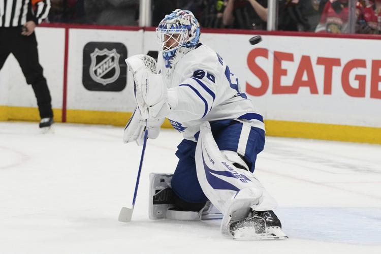 Auston Matthews breaks through, Maple Leafs beat Panthers 2-0 to force Game 7