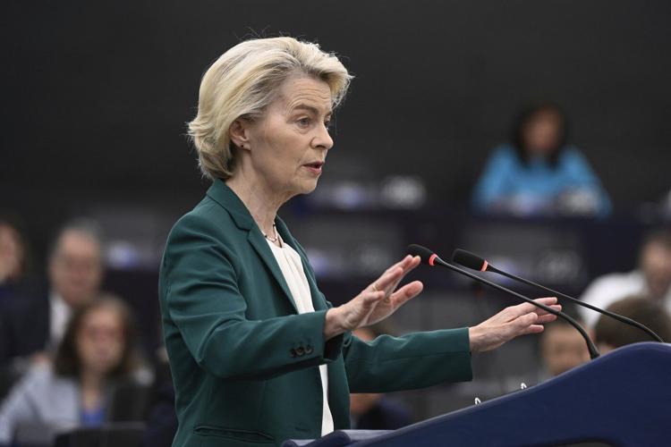 EU official Ursula von der Leyen comfortably survives a confidence vote
