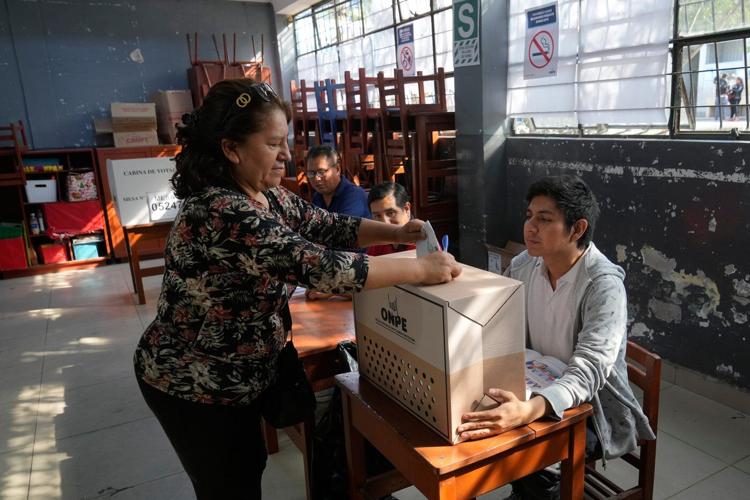 Peru's voters face choice of 35 contenders for ninth president in 10 years