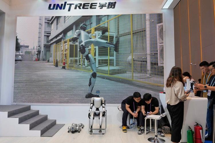 Shares in Chinese humanoid robot maker Unitree soar in Shanghai trading debut