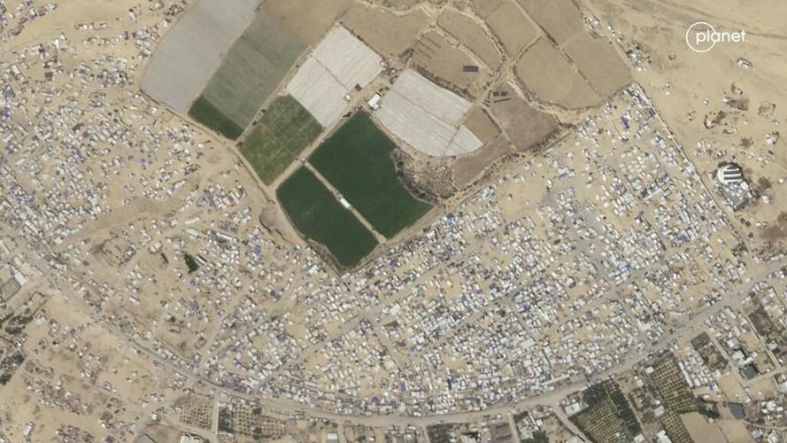 Satellite photos show Palestinians' quick exodus from Rafah after Israel issued evacuation orders