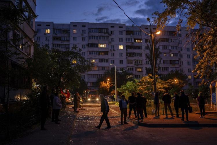 AP PHOTOS: Kyiv comes under large-scale Russian drone and missile attack