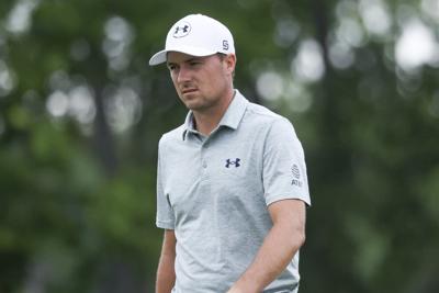 Scheffler's lead grows to 8 in the dark at hometown Byron Nelson