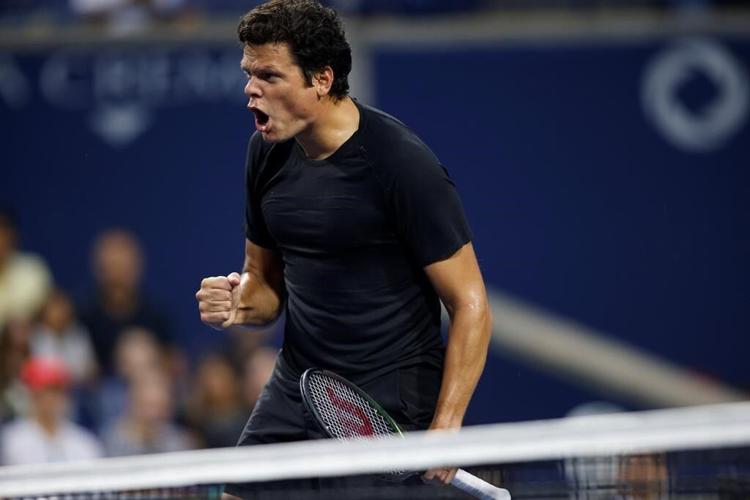 Local favourite Raonic outlasts Tiafoe in opener at ��ɫtv Bank Open in Toronto