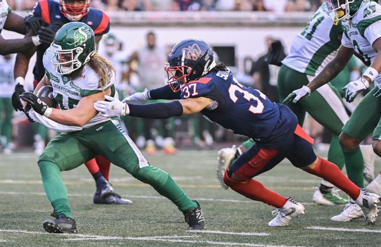 Roughriders soar past Alouettes 34-6 in CFL power clash