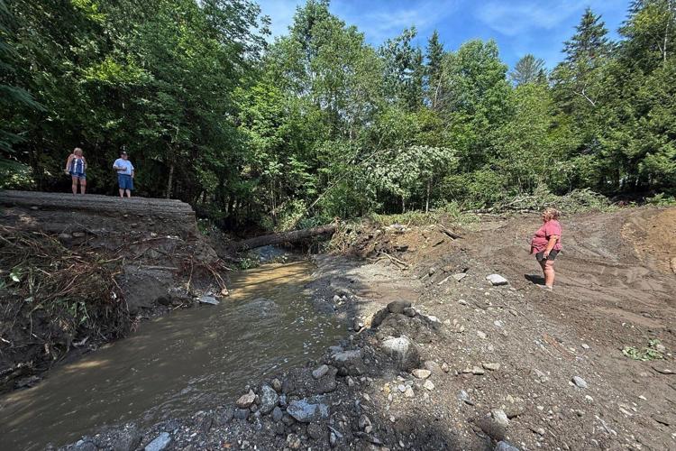 Flash floods once again hit Vermont, damaging homes and roads