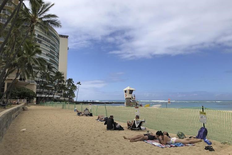 Beach birth: Hawaii blocks some Waikiki sands for seal pup