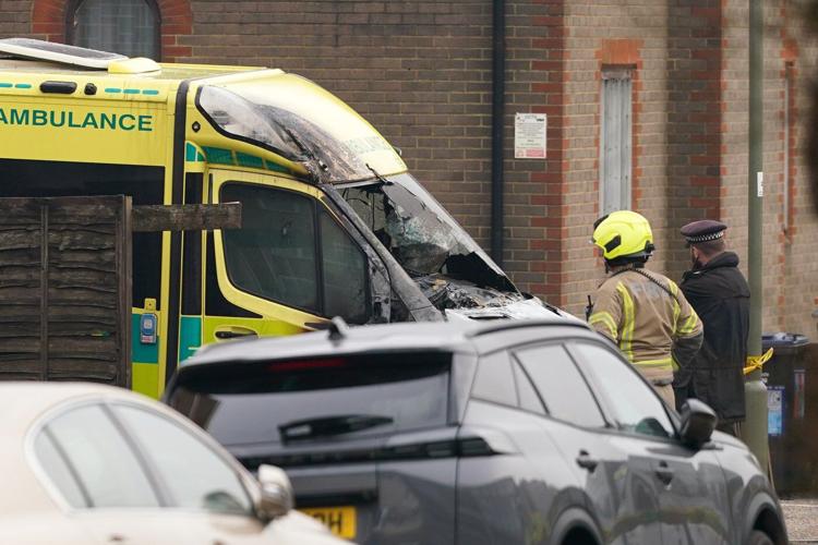 UK police investigate apparent antisemitic attack after a Jewish charity's ambulances set on fire
