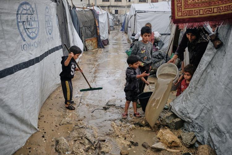 'Everything is soaked': Winter rains in Gaza bring new misery for Palestinians