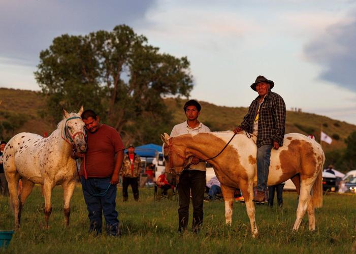 Native Americans commemorate victory at Little Bighorn with horse races, dance and song