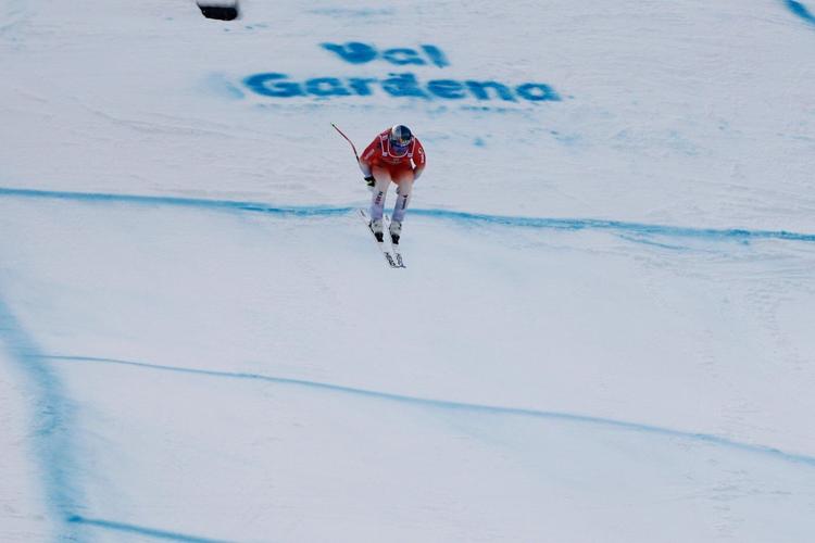Swiss ski star Odermatt wins foggy downhill to match Tomba's 50 in World Cup races