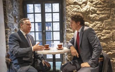 Quebec premier 'more optimistic' on health-funding deal after meeting with Trudeau