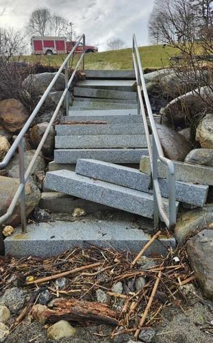 This week's storm damaged the lighthouse on Maine's state quarter. Caretakers say they can rebuild