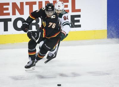 Andersson scores shootout winner, Flames hold off late Wild comeback in 4-3 win