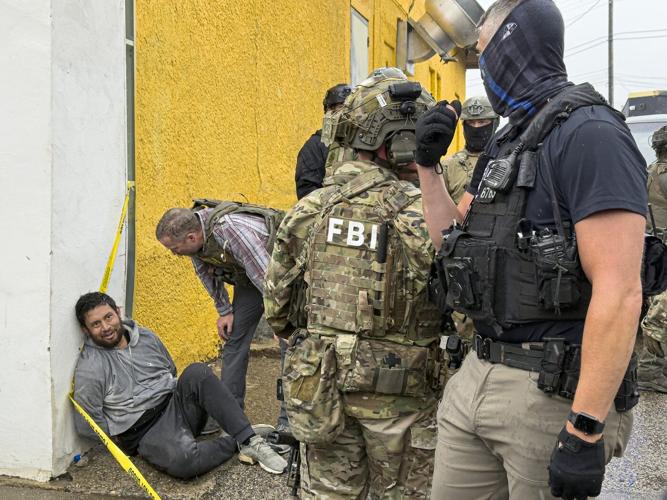 Federal officers in tactical gear went into a Latino community in Minneapolis. A protest followed