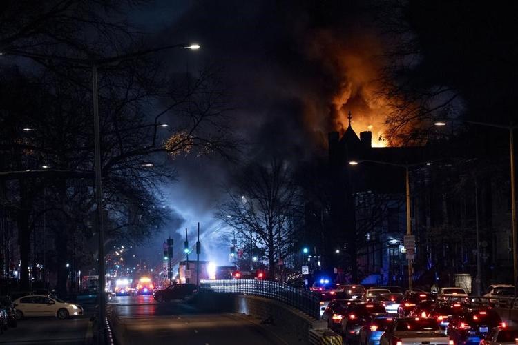 DC firefighters battle blaze in historic firehouse near US Capitol