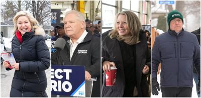 Ontario election 2025: Where the leaders are on Wednesday, Feb. 26