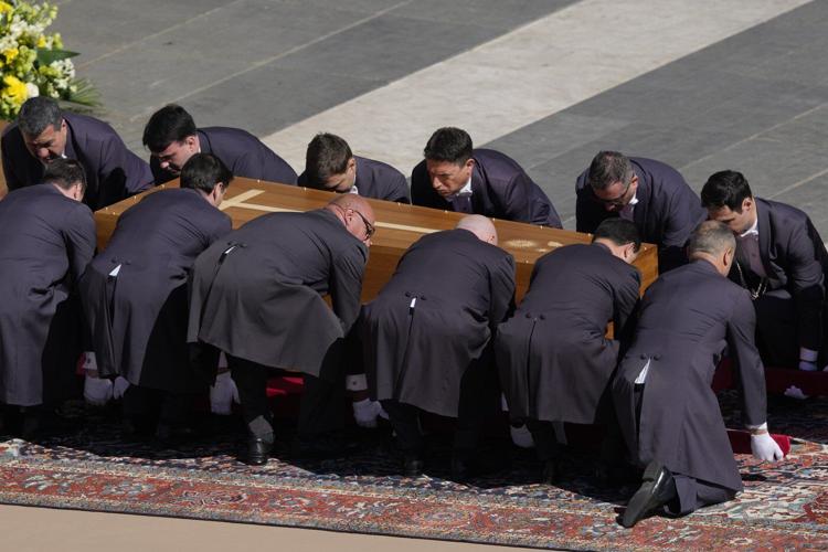Mighty and meek bid farewell to Pope Francis at funeral where he is remembered as pope of the people