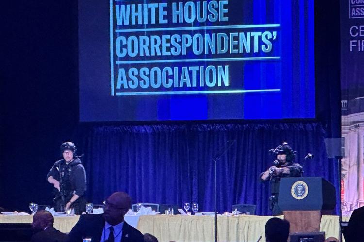 Trump unharmed after security incident at White House correspondents' dinner