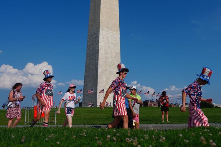 Fireworks, heat, hot dogs and politics: America celebrates its 250th birthday