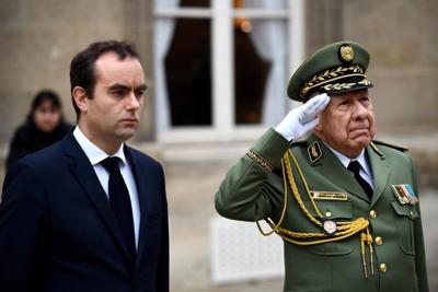Algeria's army chief on discreet 1st-ever visit to France