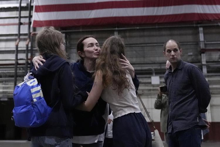 3 newly freed Americans are back on US soil after a landmark prisoner exchange with Russia
