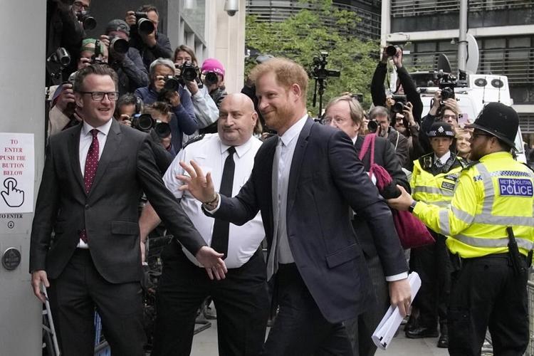 Prince Harry to tabloid newspaper's lawyer: 'Nobody wants to be phone hacked'