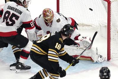 NHL roundup: Senators upset Bruins 3-1 in regular-season finale
