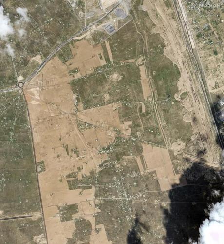 Satellite photos show Egypt building a wall near Gaza Strip as Israeli offensive on Rafah looms