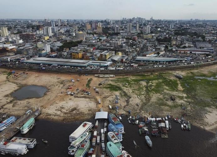 Drought has dried a major Amazon River tributary to its lowest level in over 122 years