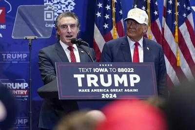 Trump is endorsed by a former rival, North Dakota Gov. Doug Burgum, ahead of the Iowa caucuses