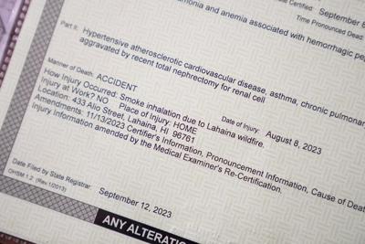 She died weeks after fleeing the Maui wildfire. Her family fought to have her listed as a victim.