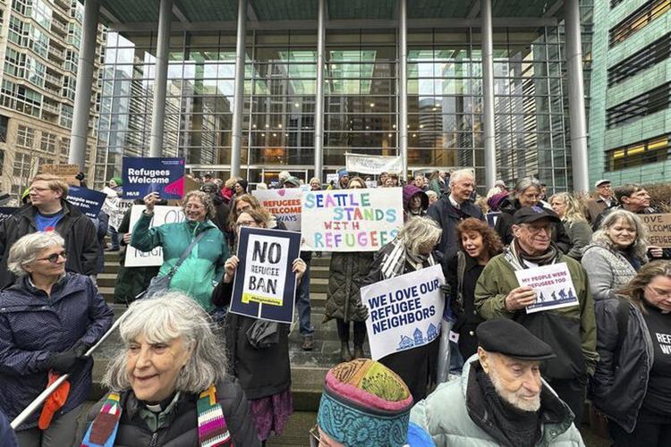 A federal judge in Seattle blocks Trump’s effort to halt the refugee admissions system