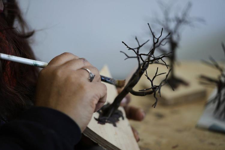In a miniature world, climate change and environmental issues loom large