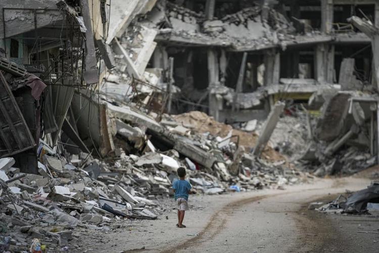 Gaza is in ruins after Israel's yearlong offensive. Rebuilding may take decades