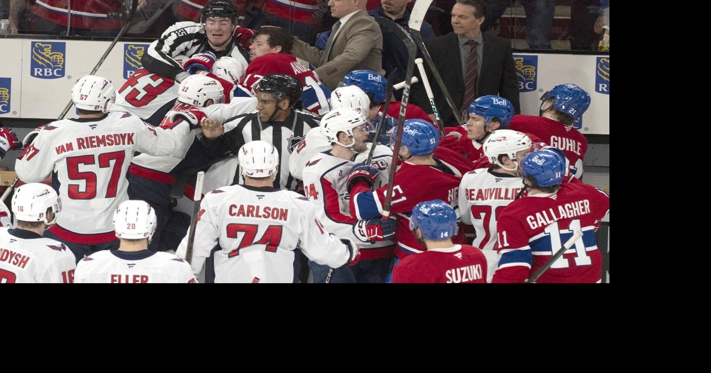 NHL fines Canadiens forward Anderson, Capitals forward Wilson for brawl ...