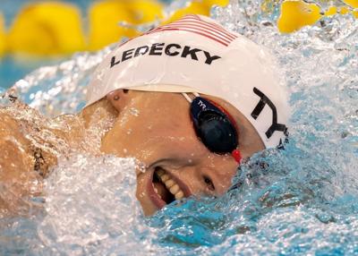 Katie Ledecky earns AP female athlete of year for 2nd time