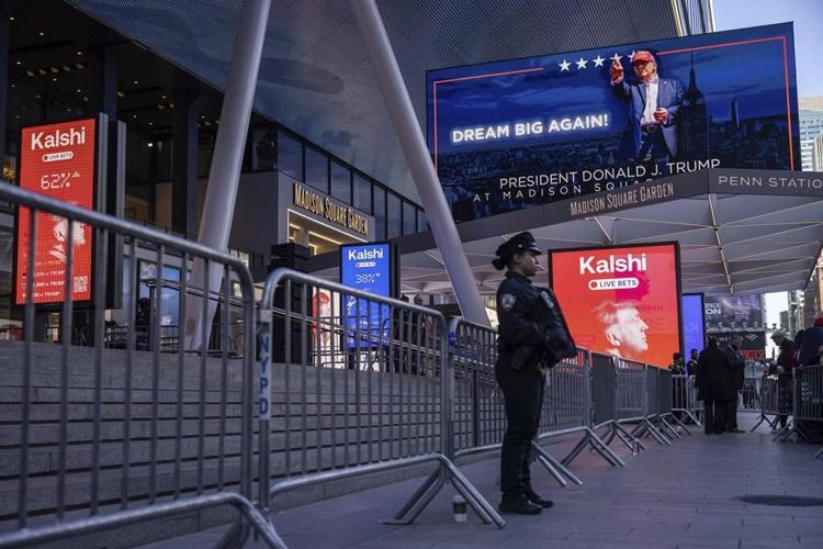 Trump veers away from swing states for his Madison Square Garden moment